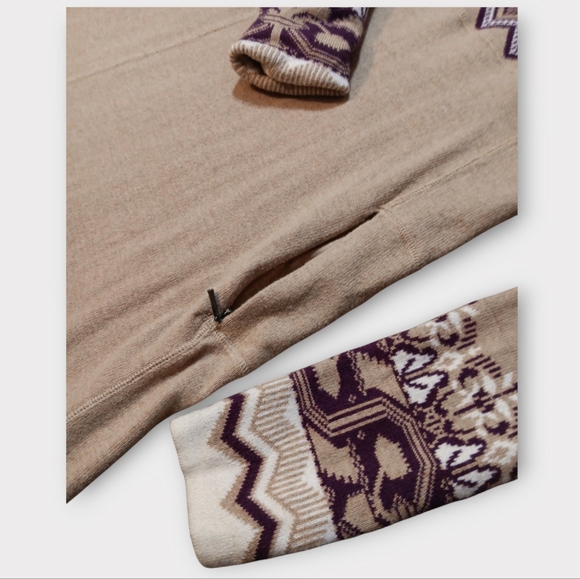 🤎ATHLETA WOMEN'S SIZE XS TAN CASHMERE COTTON NYLON BLEND  DRESS. - Picture 9 of 10